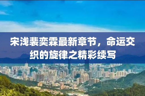 宋浅裴奕霖最新章节，命运交织的旋律之精彩续写