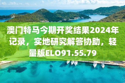 澳门特马今期开奖结果2024年记录，实地研究解答协助，轻量版ELO91.55.79