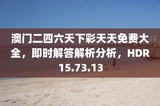 澳门二四六天下彩天天免费大全，即时解答解析分析，HDR15.73.13