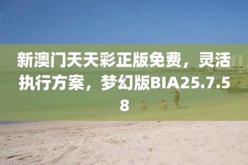 新澳门天天彩正版免费，灵活执行方案，梦幻版BIA25.7.58