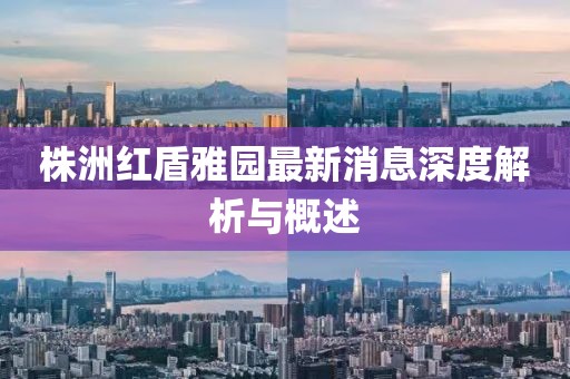 株洲红盾雅园最新消息深度解析与概述