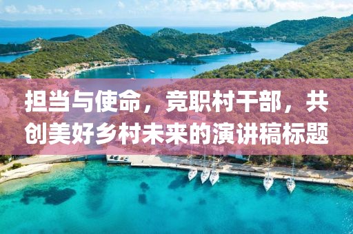 担当与使命，竞职村干部，共创美好乡村未来的演讲稿标题