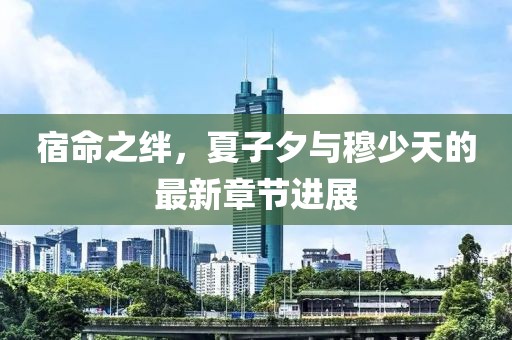 宿命之绊，夏子夕与穆少天的最新章节进展