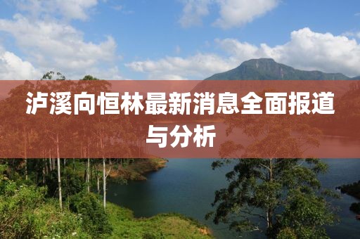 泸溪向恒林最新消息全面报道与分析