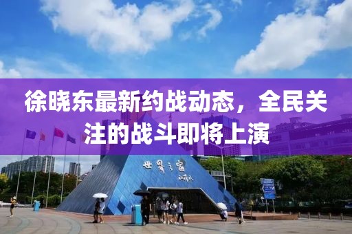 徐晓东最新约战动态，全民关注的战斗即将上演