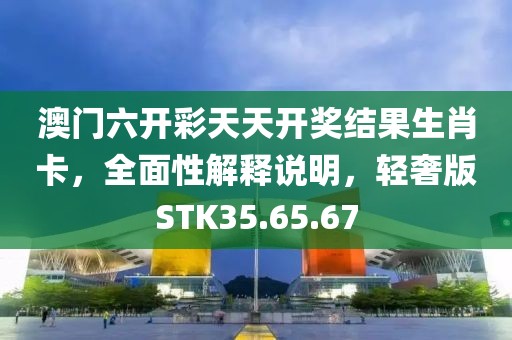 澳门六开彩天天开奖结果生肖卡，全面性解释说明，轻奢版STK35.65.67