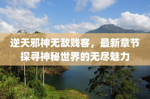 逆天邪神无敌贱客，最新章节探寻神秘世界的无尽魅力