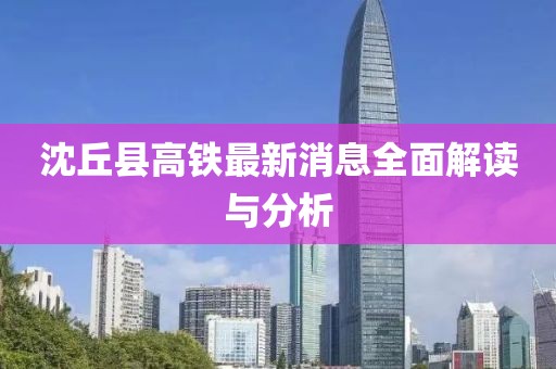 沈丘县高铁最新消息全面解读与分析