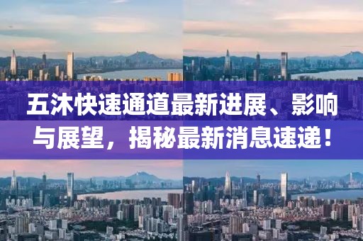 五沐快速通道最新进展、影响与展望，揭秘最新消息速递！