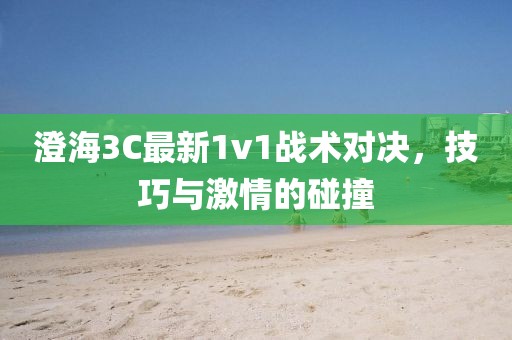 澄海3C最新1v1战术对决，技巧与激情的碰撞