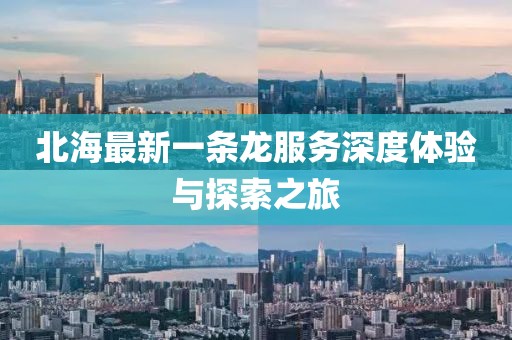 北海最新一条龙服务深度体验与探索之旅
