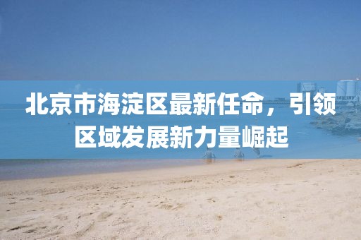北京市海淀区最新任命，引领区域发展新力量崛起