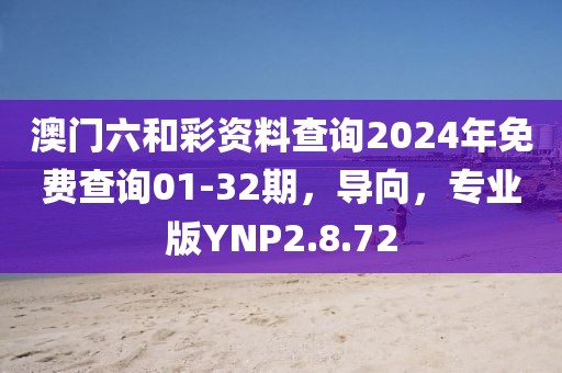 澳门六和彩资料查询2024年免费查询01-32期，导向，专业版YNP2.8.72