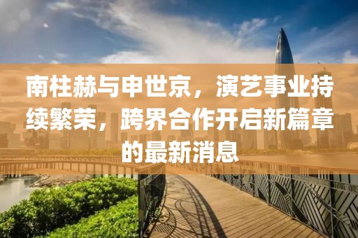 南柱赫与申世京，演艺事业持续繁荣，跨界合作开启新篇章的最新消息