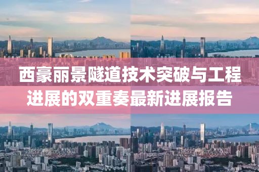 西豪丽景隧道技术突破与工程进展的双重奏最新进展报告