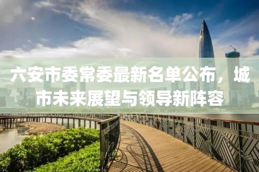 六安市委常委最新名单公布，城市未来展望与领导新阵容