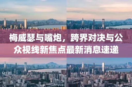 梅威瑟与嘴炮，跨界对决与公众视线新焦点最新消息速递