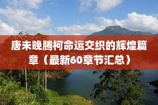唐未晚腾柯命运交织的辉煌篇章（最新60章节汇总）