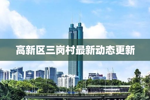 高新区三岗村最新动态更新