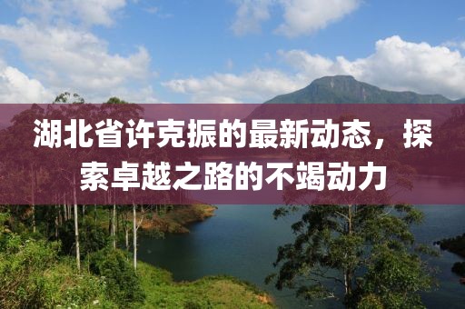 湖北省许克振的最新动态，探索卓越之路的不竭动力