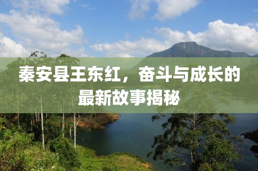 秦安县王东红，奋斗与成长的最新故事揭秘