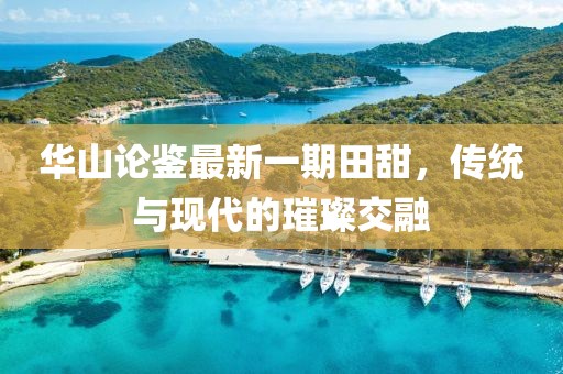 华山论鉴最新一期田甜，传统与现代的璀璨交融