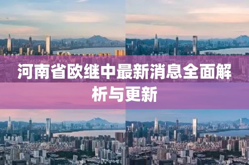 河南省欧继中最新消息全面解析与更新