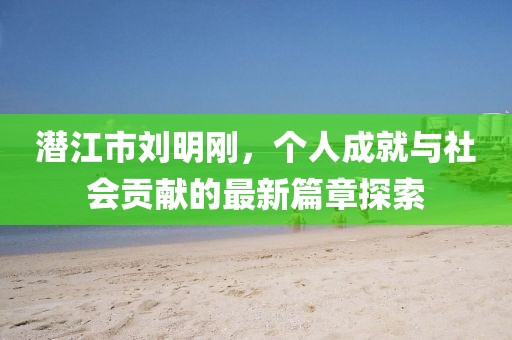 潜江市刘明刚，个人成就与社会贡献的最新篇章探索