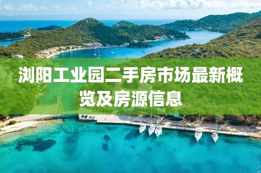 浏阳工业园二手房市场最新概览及房源信息