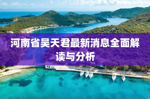 河南省吴天君最新消息全面解读与分析