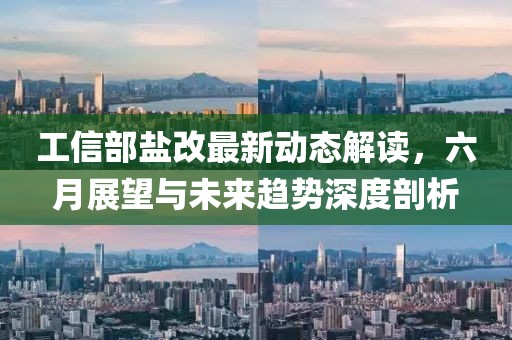 工信部盐改最新动态解读，六月展望与未来趋势深度剖析