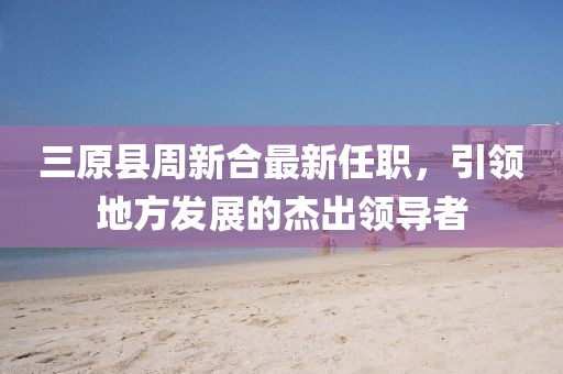 三原县周新合最新任职，引领地方发展的杰出领导者