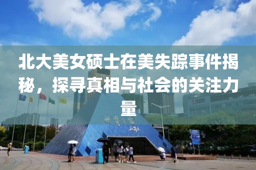 北大美女硕士在美失踪事件揭秘，探寻真相与社会的关注力量