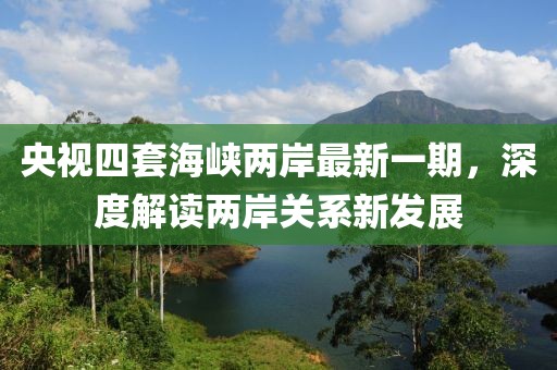 央视四套海峡两岸最新一期，深度解读两岸关系新发展