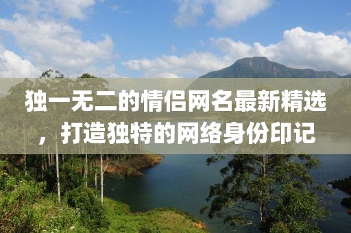 独一无二的情侣网名最新精选，打造独特的网络身份印记