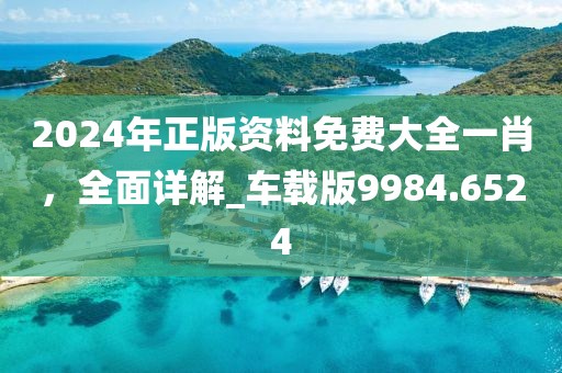 2024年正版资料免费大全一肖，全面详解_车载版9984.6524