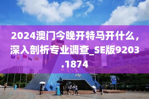 2024澳门今晚开特马开什么，深入剖析专业调查_SE版9203.1874