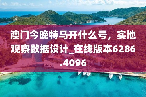 澳门今晚特马开什么号，实地观察数据设计_在线版本6286.4096