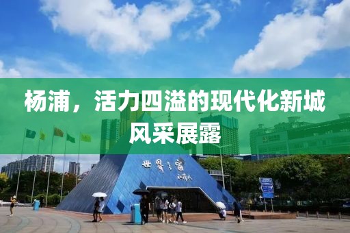 杨浦，活力四溢的现代化新城风采展露