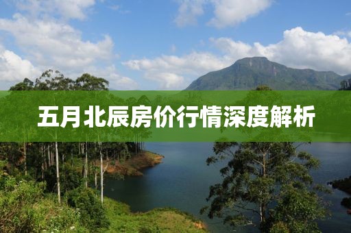 五月北辰房价行情深度解析