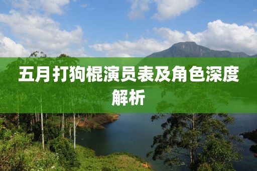 五月打狗棍演员表及角色深度解析