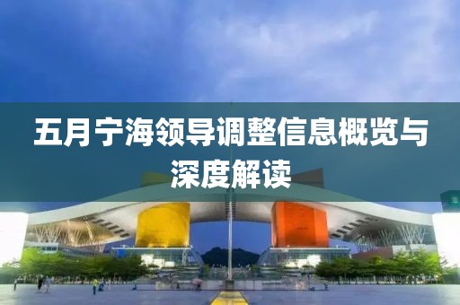 五月宁海领导调整信息概览与深度解读