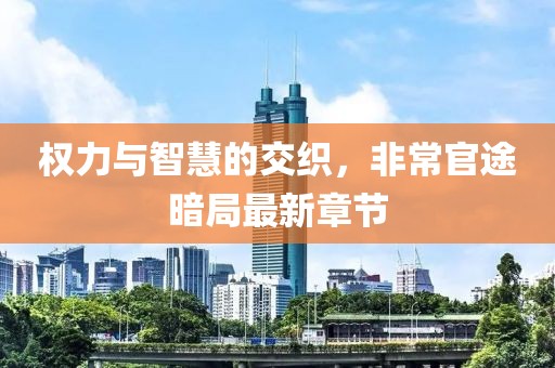 权力与智慧的交织，非常官途暗局最新章节