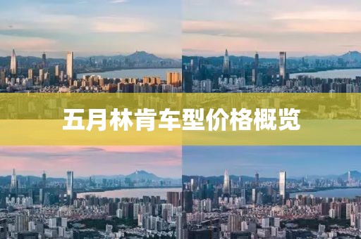 五月林肯车型价格概览