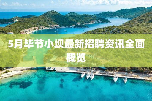 5月毕节小坝最新招聘资讯全面概览