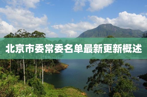 北京市委常委名单最新更新概述