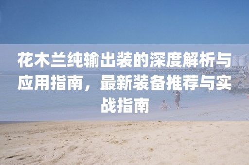 花木兰纯输出装的深度解析与应用指南，最新装备推荐与实战指南