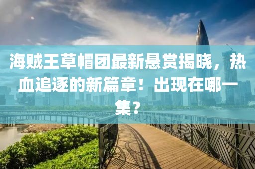 海贼王草帽团最新悬赏揭晓，热血追逐的新篇章！出现在哪一集？