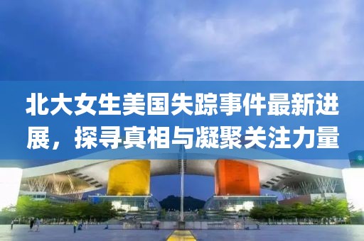 北大女生美国失踪事件最新进展，探寻真相与凝聚关注力量