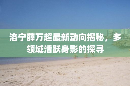 洛宁薛万超最新动向揭秘，多领域活跃身影的探寻